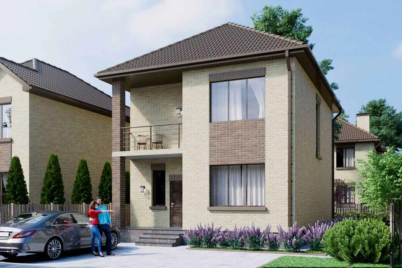 Частный дом в краснодарском крае. Вилланова краснодар. продается двухэтажный дом. коттеджный поселок краснодар. дом в краснодаре.