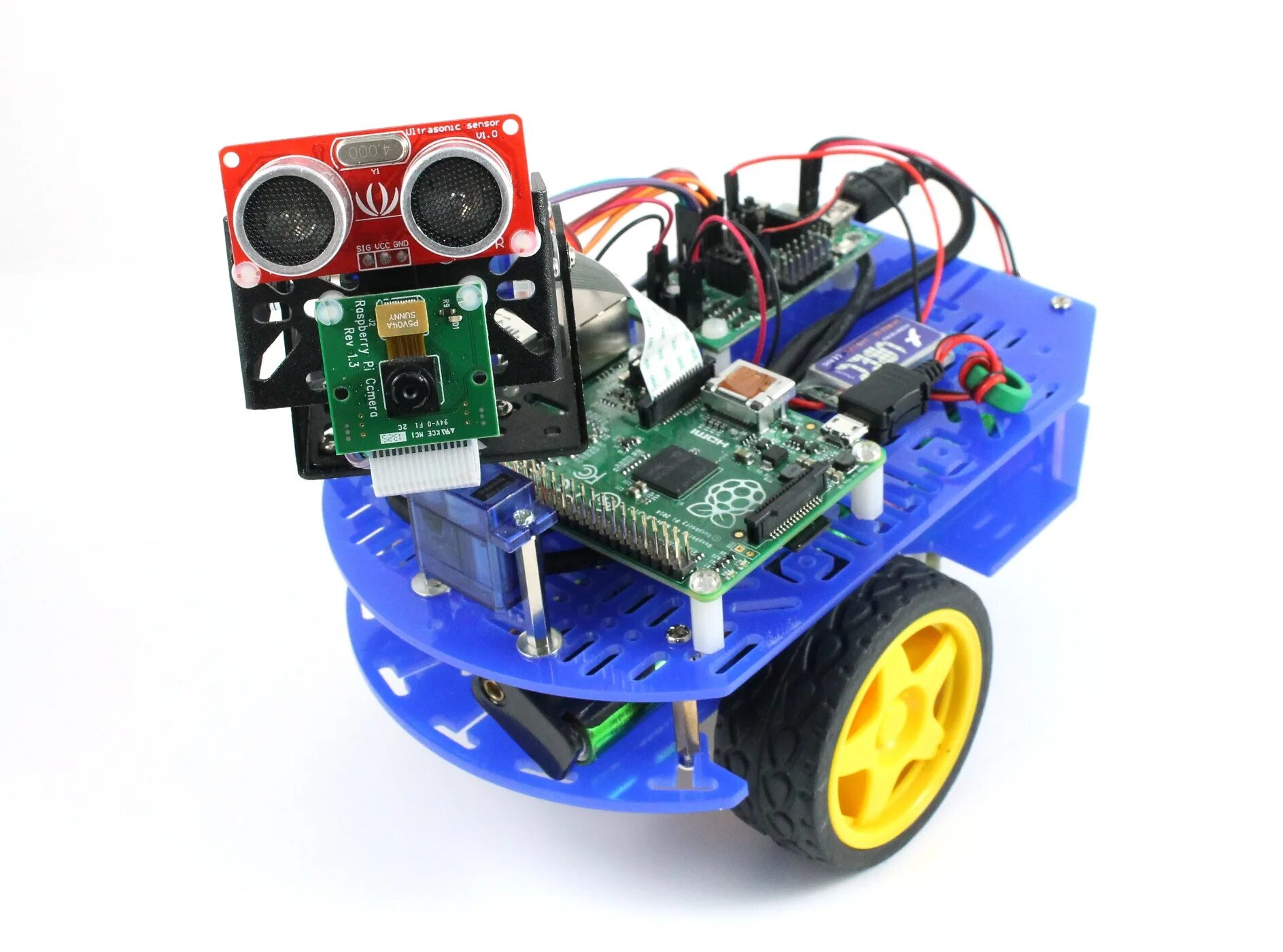 Какие бывают датчики для роботов. Распберри пи робот. Raspberry Pi 4 Arduino. Arduino + HC-sr04+Motor. Робот машинка ардуино.