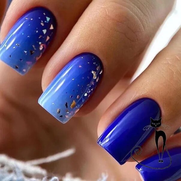 Pin on Nails Blue nails, Nails, Love nails