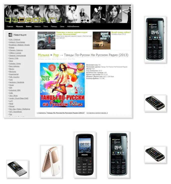 мелодии на звонок телефона нокиа