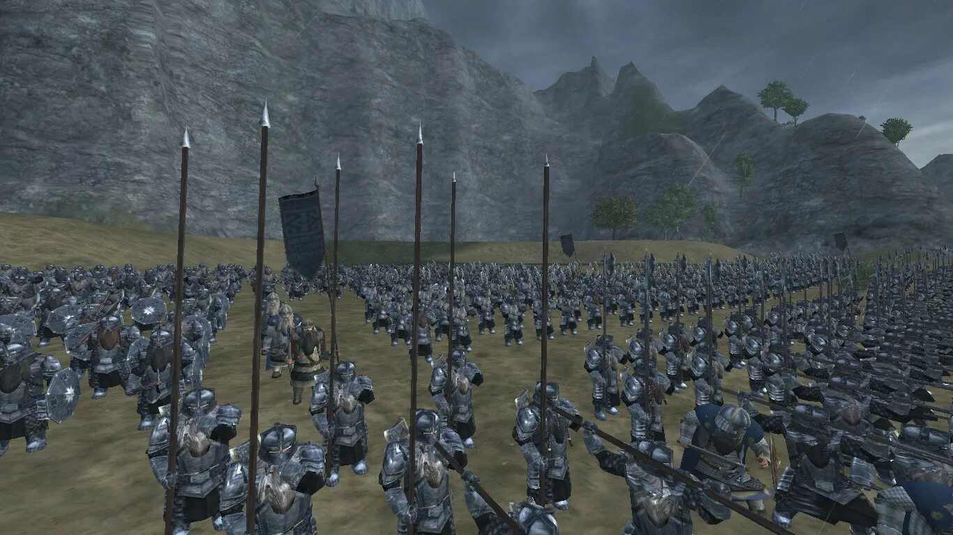 Medieval 2 мод властелин колец. Властелин колец пикинеры.