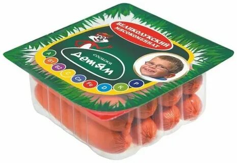 Сосиски детям великолукский