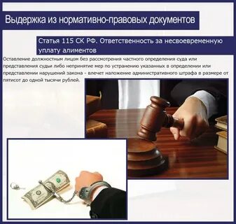Алименты привлечение к административной ответственности