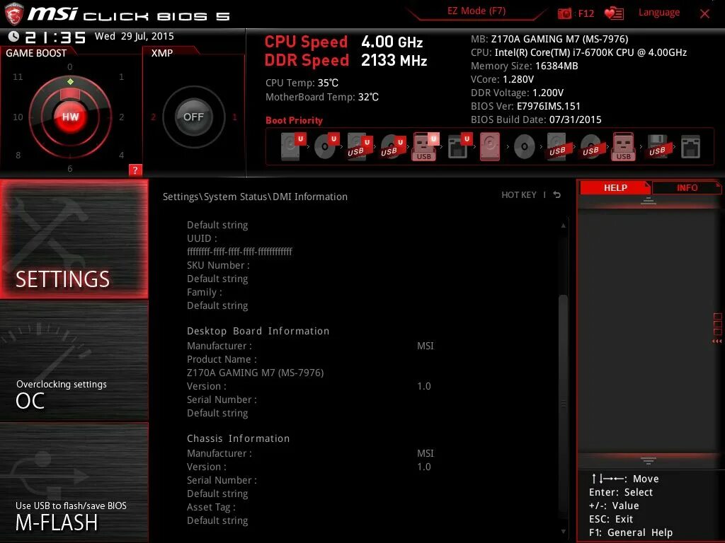 Msi game boost. MSI h170a Gaming Pro BIOS Updater. BIOS DMI information. Flash BIOS MSI. MSI DMI information.