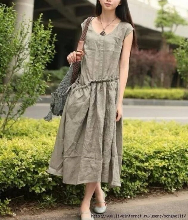 льняное платье в стиле бохо. платье в стиле бохо. льняное платье. Qianzhidu платье лен. льняной сарафан артка.