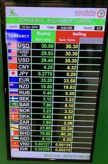 Какой курс валют в тайланде