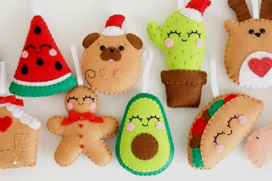 Мягкие игрушки из фетра. Мягкие игрушки из фетра. Фетровые куклы. Игрушки ручной работы. Felt toy pattern.