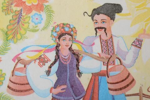 Рисунок казак и казачка