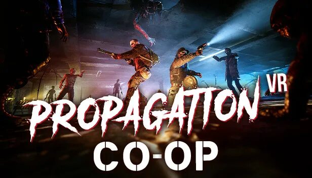 Propagation vr. VR Coop games. Игра “propagation VR логотип.