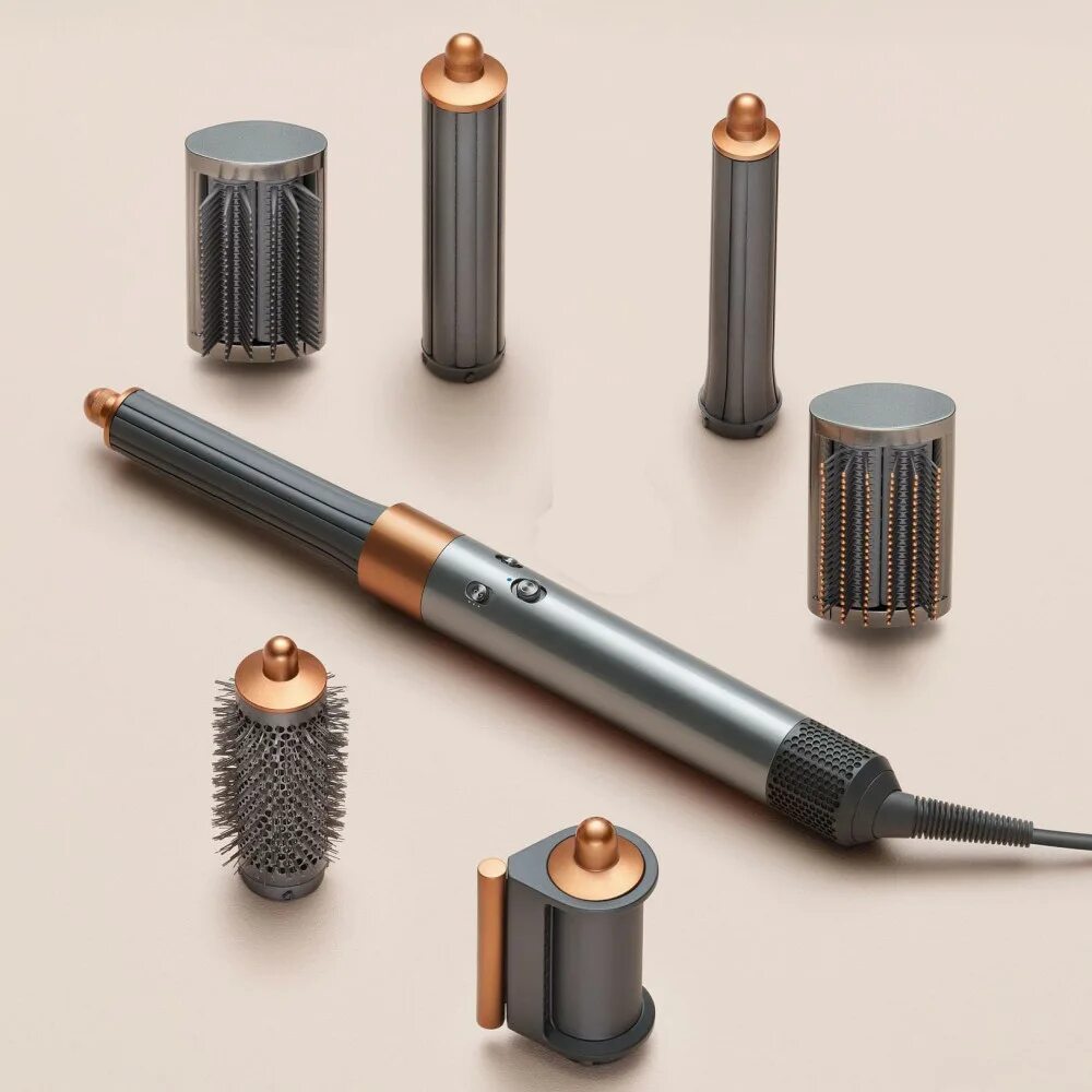 Мультистайлер dyson airwrap hs05. Dyson airwrap hs05. dyson airwrap complete long hs05. dyson airwrap 2025. dyson airwrap complete hs05 никель/медь.