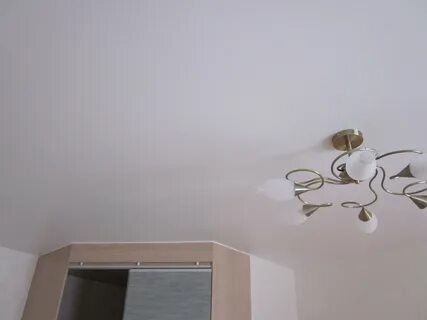 Матовый потолок белого цвета