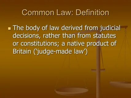 Beginning of law