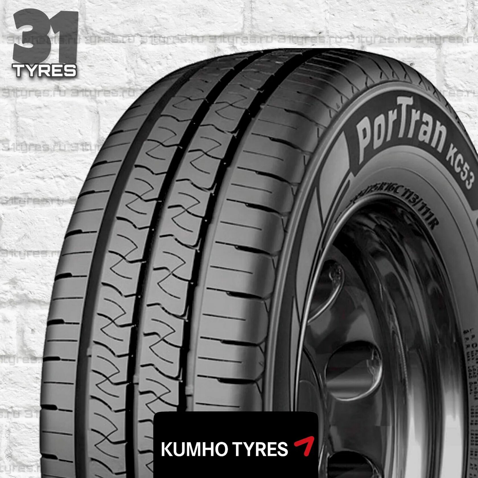 Резина кумхо лето 15. Кумхо Kc-53. PORTRAN kc53. Кумхо PORTRAN Kc-53. Kumho PORTRAN kc53 225/70 r15c 112r.