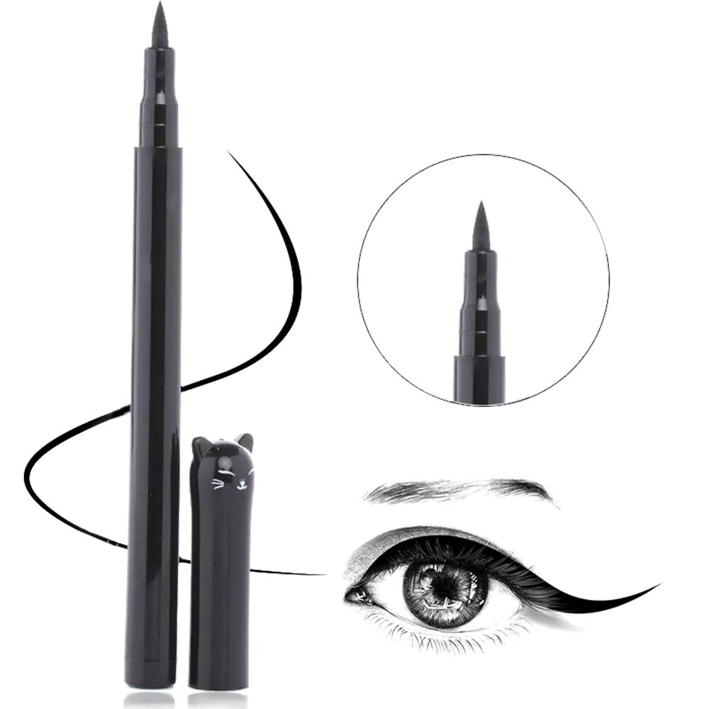 Подводка карандаш. Eyeliner pencil подводка-маркер. подводка waterproof eyeliner black. eyeliner hyun black waterproof. стойкая подводка-фломастер для глаз ottie magic pen eyeliner.