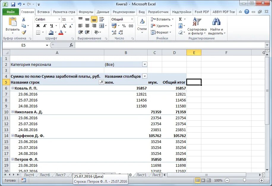 Как удалить сводную таблицу с листа excel. Excel сводная таблица группировка. сводные таблицы в эксель 2016. как найти мастер сводных таблиц в excel. как называются строки таблицы excel.