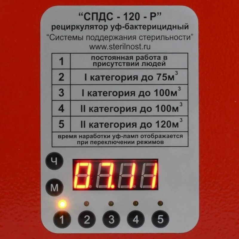 Рециркулятор работающий в присутствии людей