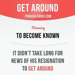 Get around to doing
