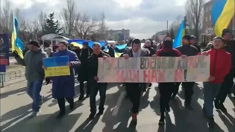 Против оккупантов