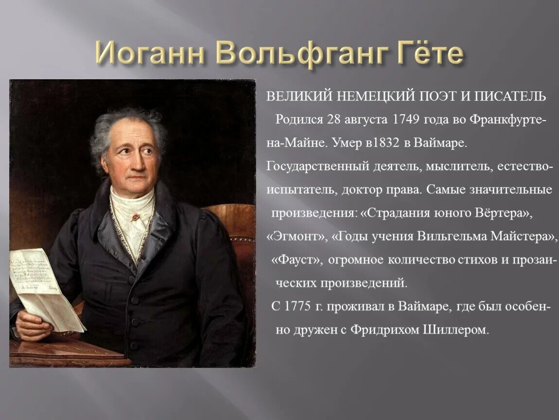 Иоганн Вольфганг гёте — Великий немецкий поэт. Вольфганг Гете (1749 – 1832). Иоганн Вольфганг гёте (1749-1832) портрет художника. Германские Выдающиеся личности Иоганн Вольфганг фон гёте.