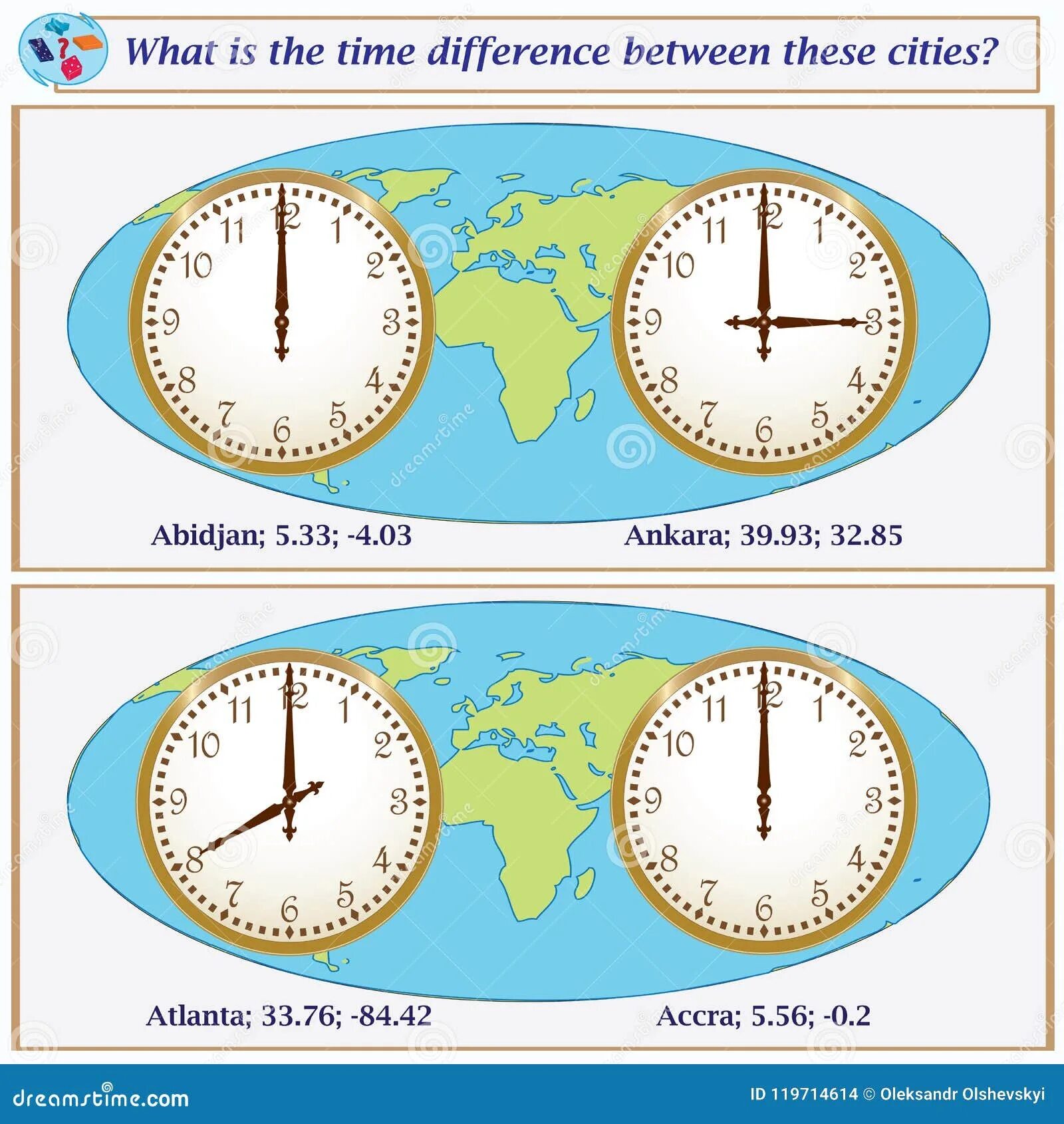 Time times разница. Разница времени рисунок. Different time. Difference between on time and in time.