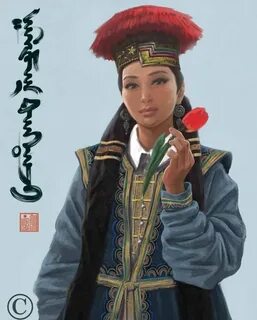 Калмыки рисунок