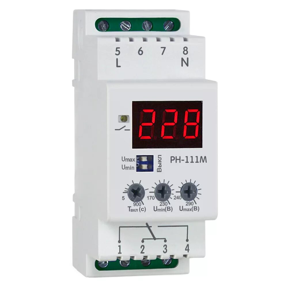 Реле напряжения HRN-34 DC 6 - 30 V 8595188115643 53301 - купить по выгодной цене