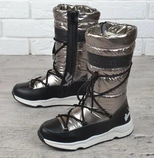 Дутики женские зимние натуральный мех