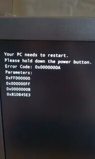 Your pc needs