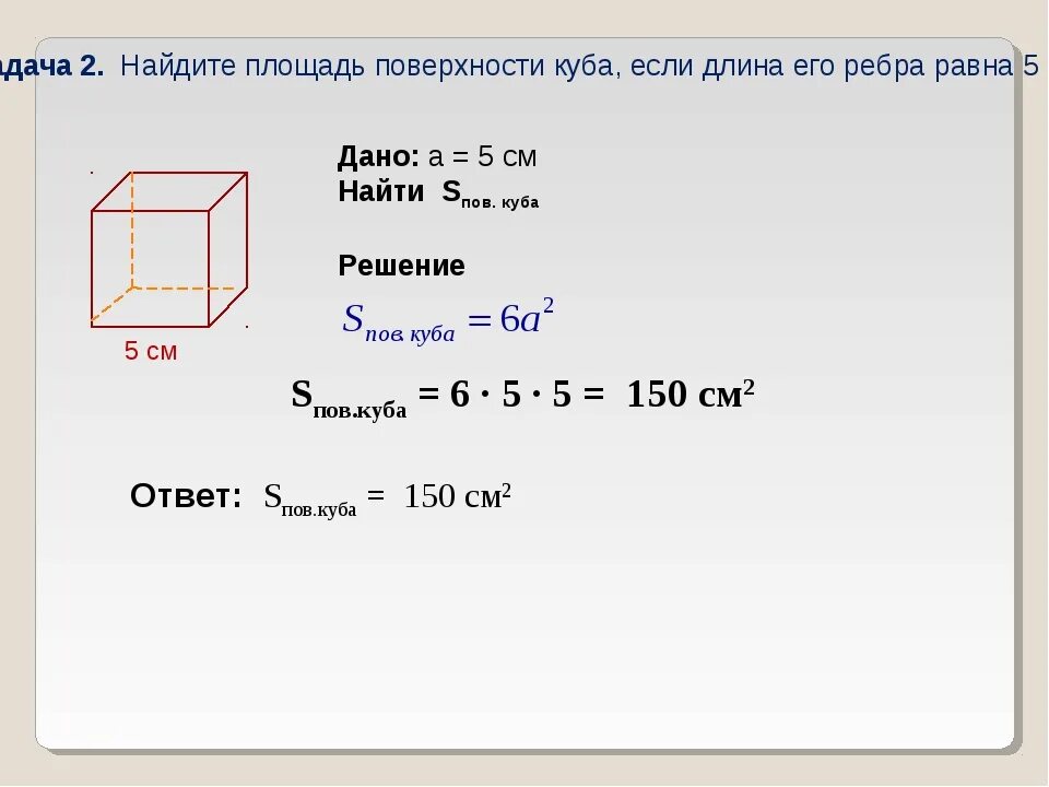 N 5 в кубе. Площадь Куба 2 на 2. Формула нахождения площади поверхности Куба 5 класс. Как вычислить кубический см. Формулы нахождения площадей поверхностей куб.