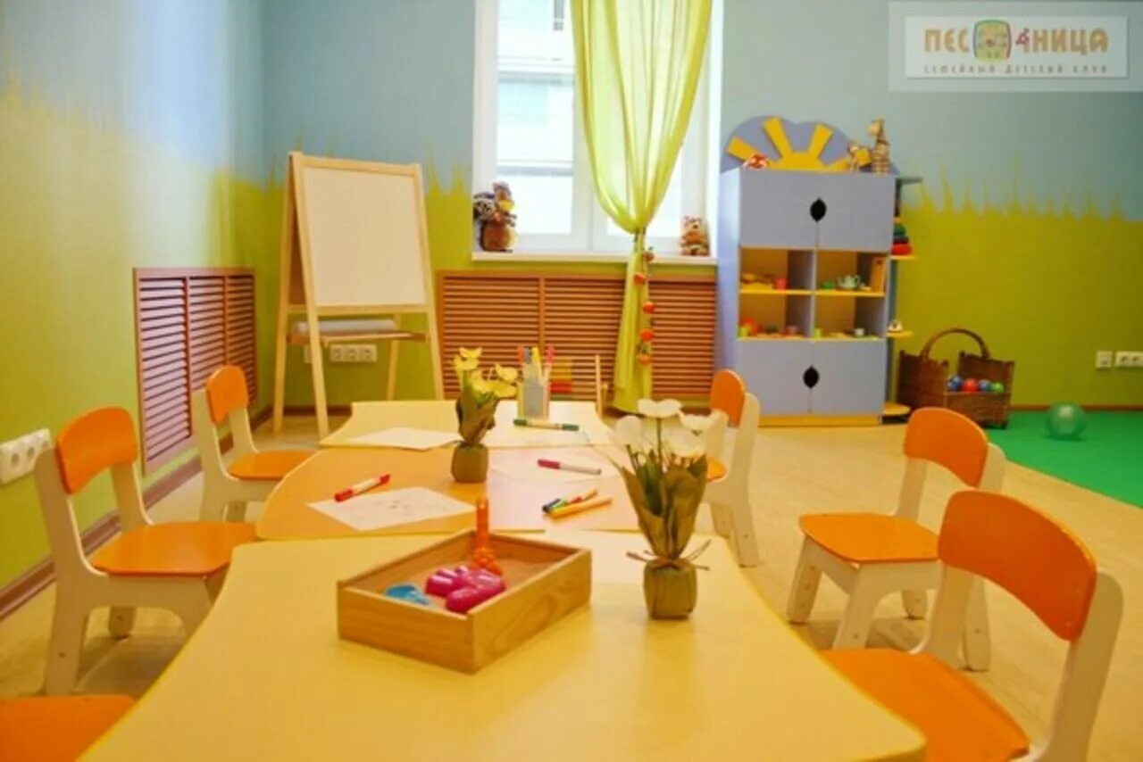 Лучшие детские сады 2024. Помещения детского сада. Помещение детского центра. Детский клуб дизайн помещения. Помещение для развивающего центра.