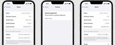 Надписи на экране iphone