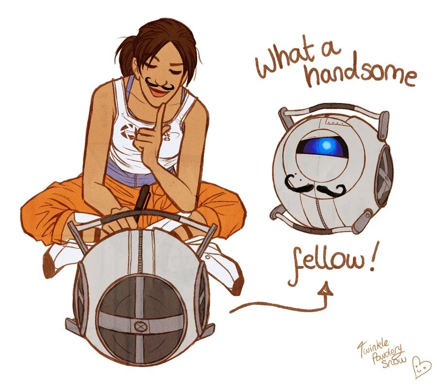 Mrs portal. Челл и уитли. portal 2 челл и уитли. уитли и челл арты. гладос и уитли.