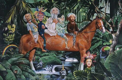 LUGAS SYLLABUS (INDONESIA, B. 1987), GOLDEN LIMOUSINE IN THE HEAVEN OF ART Chris