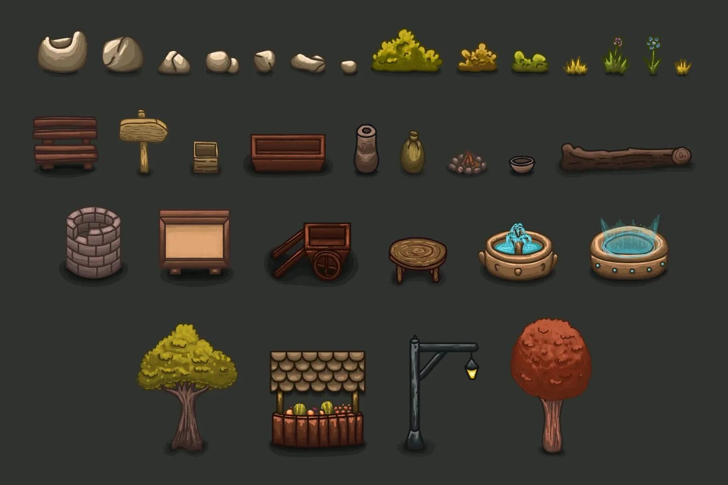 Platform game assets