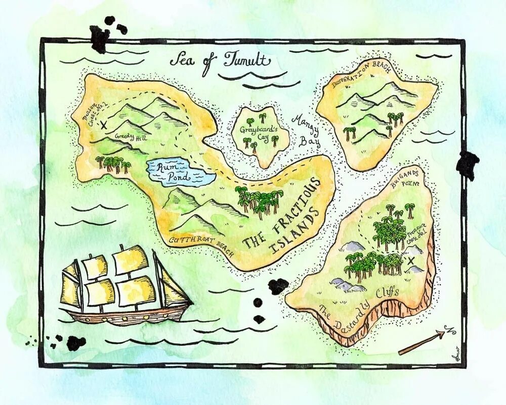 Где сделать карту свои. Карта острова Робинзона Крузо. Карта острова Робинзона Крузо рисунок. Карта сокровищ рисунок. Карта рисунок.