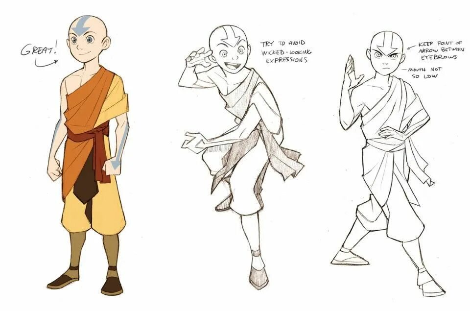 Avatar poses