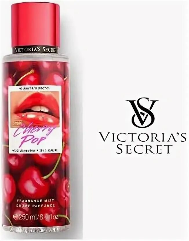 Cherry secret. Парфюмированный спрей виктория сикрет вишня. victoria&#039;s secret спрей черри. мист виктория сикрет с вишней. victoria secret cherry pop спрей.