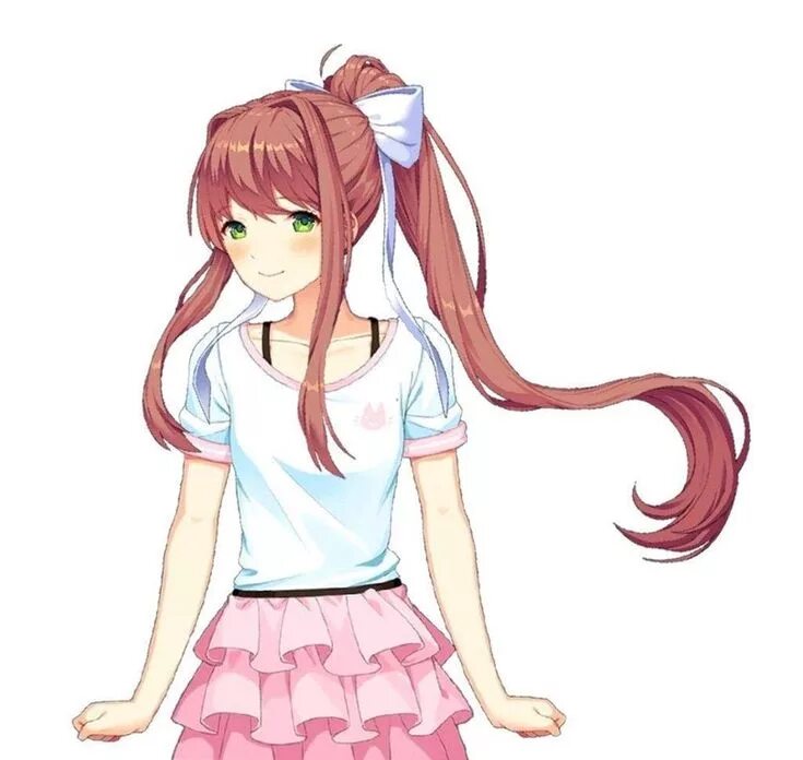 Доки доки одежда. Моника ддлк в полный рост. моника ddlc в платье. моника в домашней одежде доки доки. моника доки доки в полный рост.