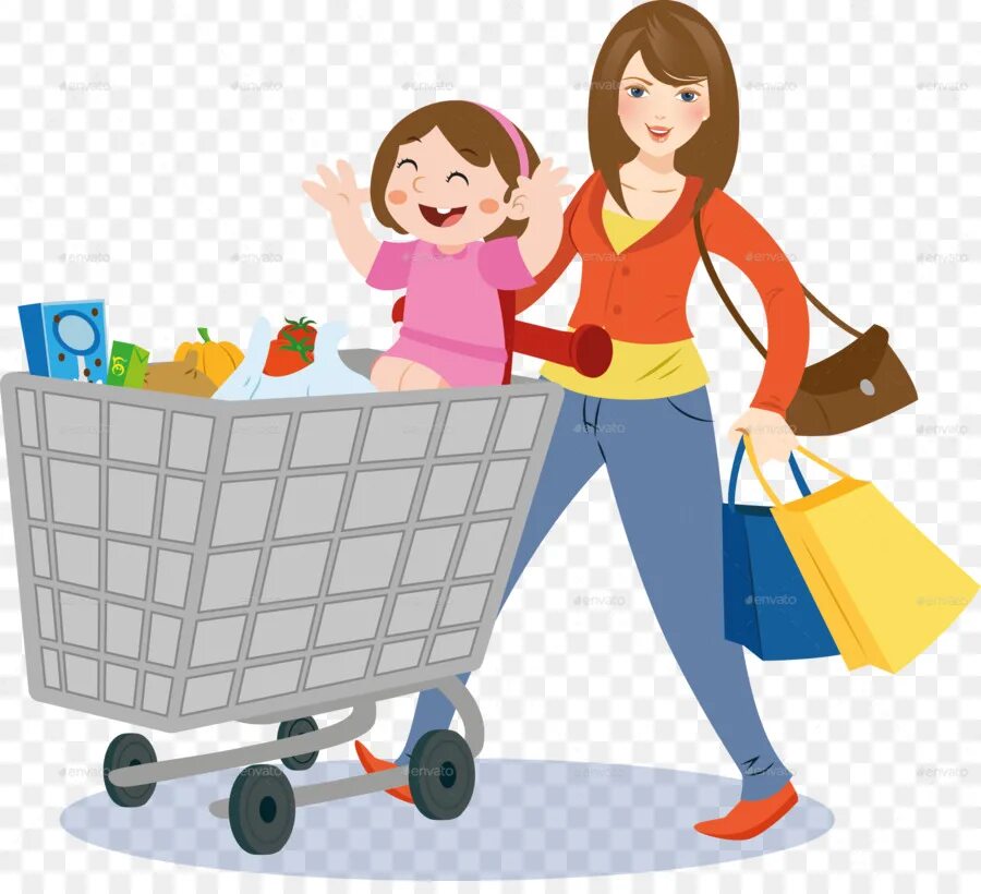 I am going to go shopping. Семья с тележкой покупки. Мама с тележкой в магазине. Мама и тележка с продуктами. Женщина с продуктовой тележкой.