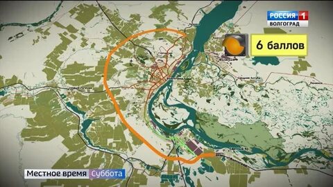 Объездная волгограда на карте