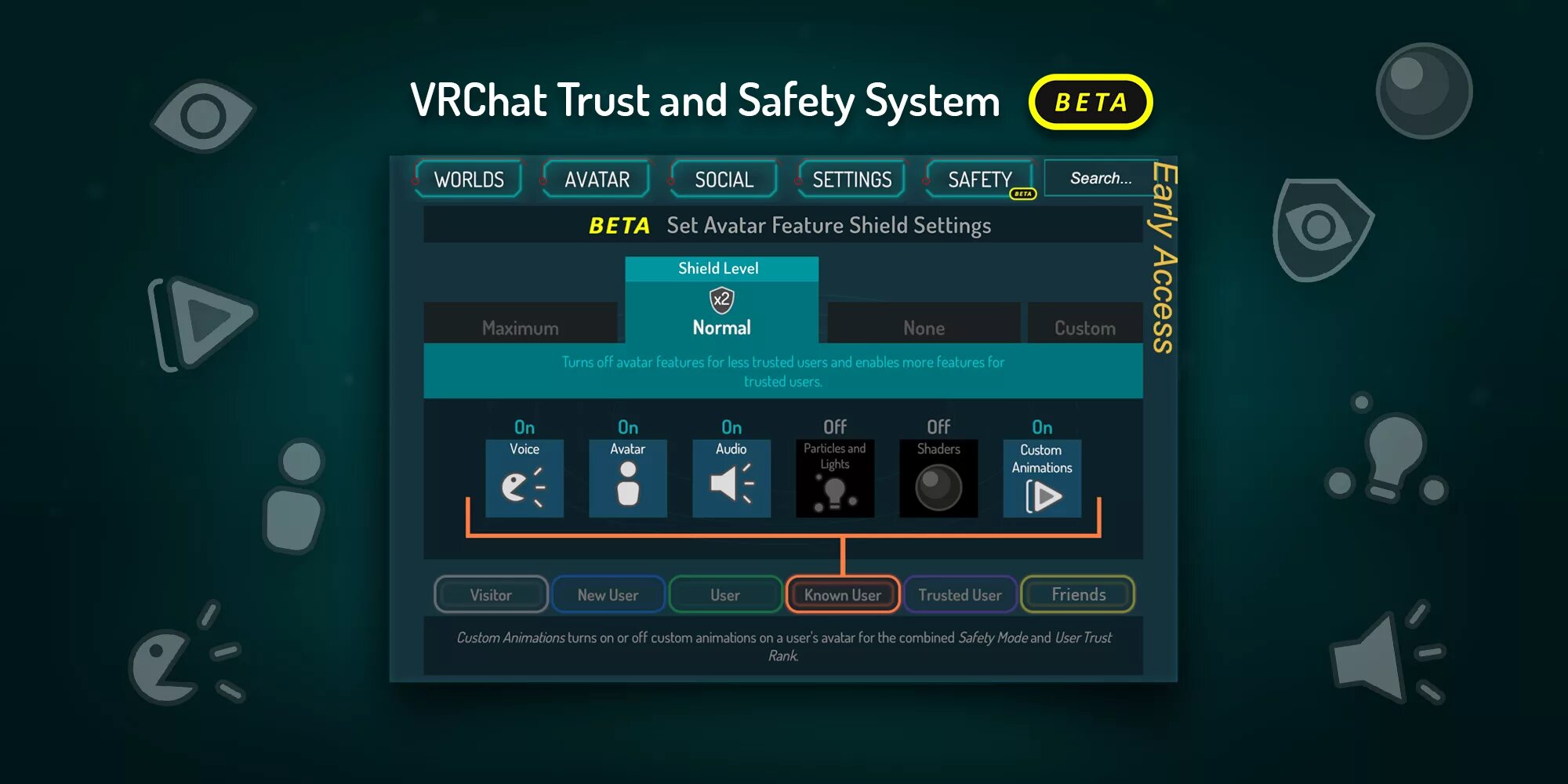 VR чат. VRCHAT'А. Trusted VRCHAT. Настройки VRCHAT. New user system