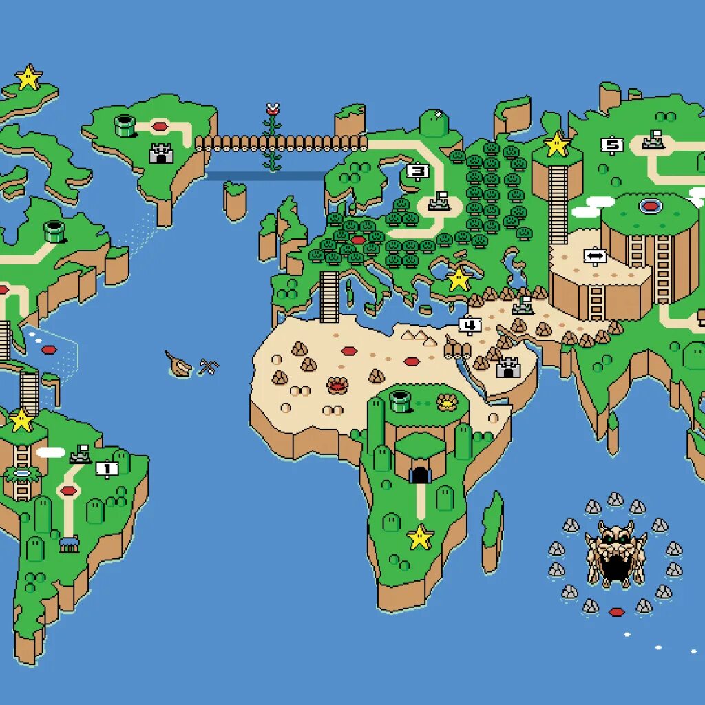 Игры супер карта. Карты игровых миров.
