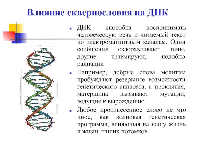 ДНК. Влияние мата на ДНК. Влияние слова на ДНК человека. ДНК текст.