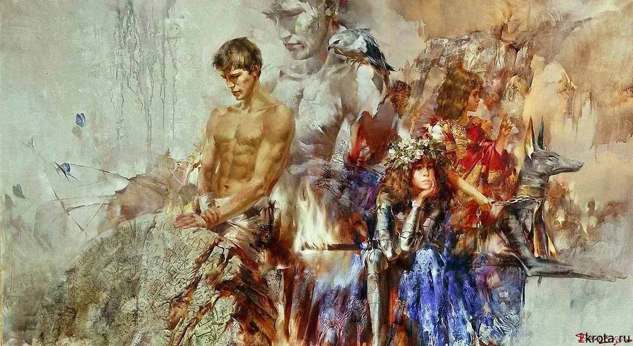 В живописи используется