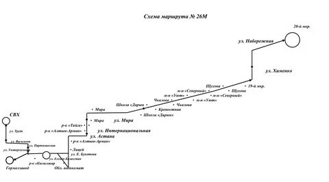 Маршрут 26 чита схема