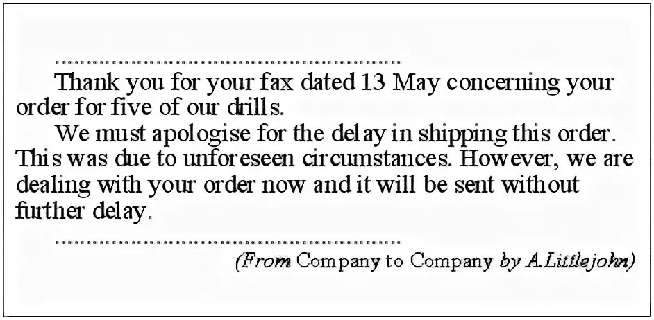 This order