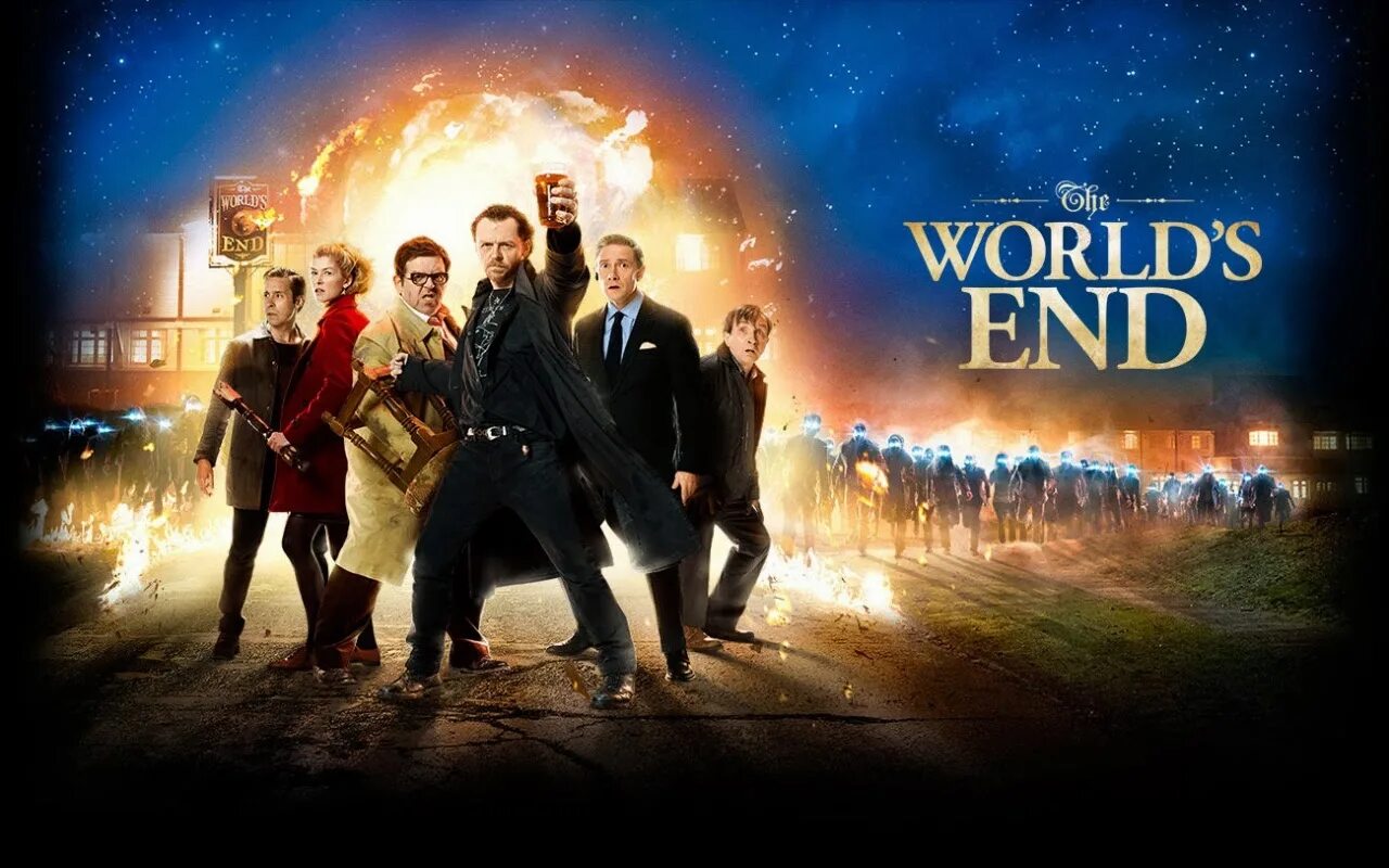 World s com. Армагеддец the World's end 2013. Армагеддец Оливер. Армагеддец (2013) Постер.