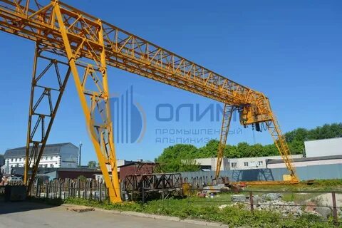 Покраска крана козлового
