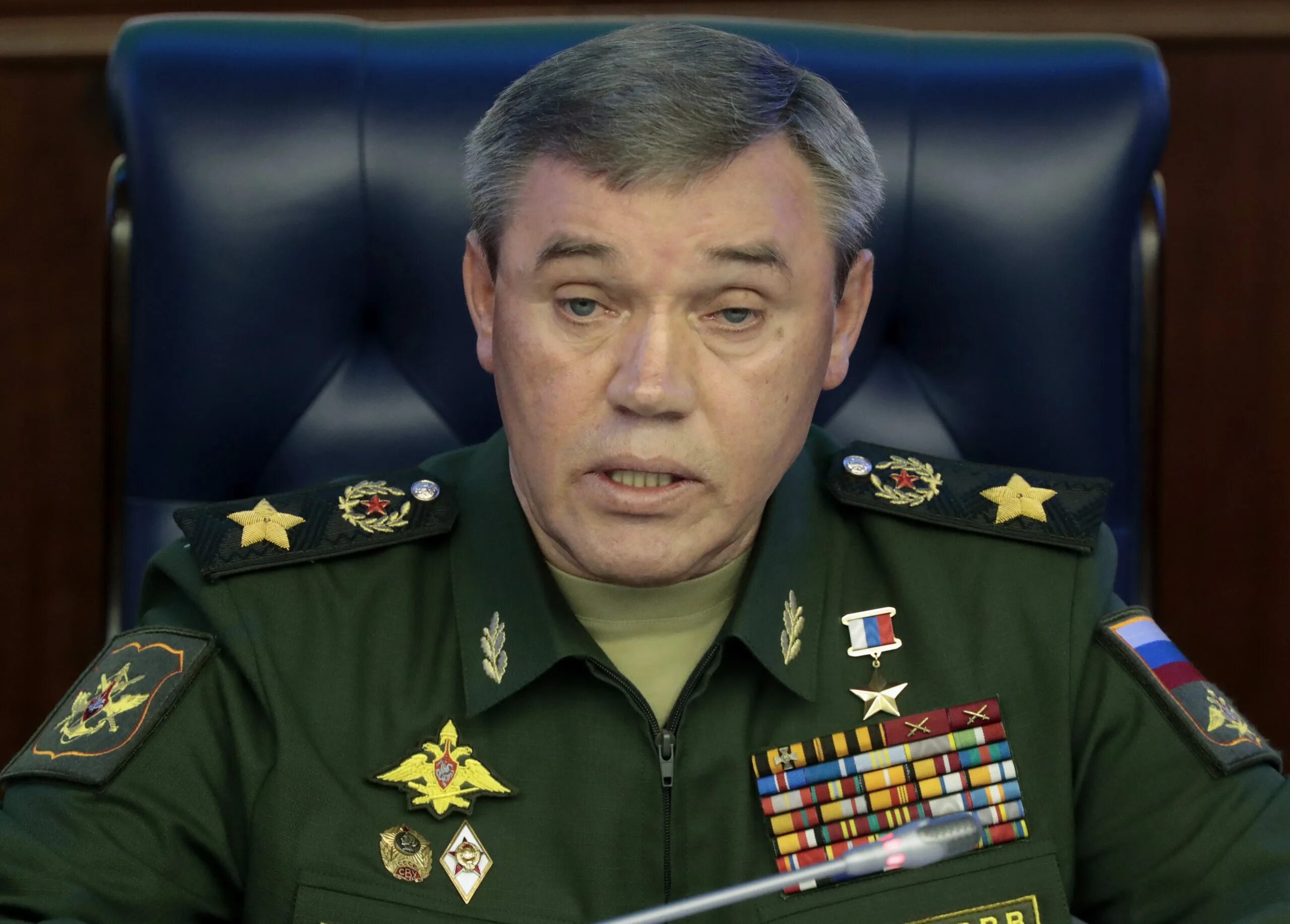 Генерал полковник Герасимов. Начальник генерального штаба Вооруженных сил РФ.