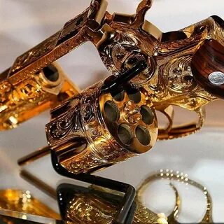 Gold gun